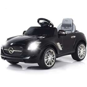 Babyjoy Ty580373bk Mercedes Benz Sls R/c Mp3 Kids Ride On Car Electric Battery Toy Gift Black