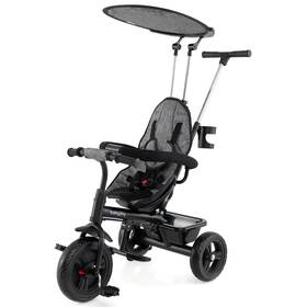 Babyjoy Us-2hcst10597 Toddler Tricycle 7 In 1 Push Trike With Adjustable Canopy Parent Handle Seat