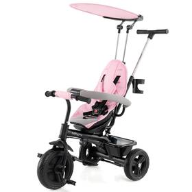 Babyjoy Us-2hcst10598 Toddler Tricycle 7 In 1 Push Trike With Adjustable Canopy Parent Handle Seat