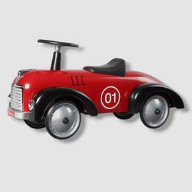 Baghera 474230008759 Red Classic Vintage Kids Ride-on Metal Speedster Car Ages 2