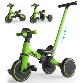 Bautia St-l00119 Kids Tricycle For Toddlers 1-3 With Push Handle 5 In 1 Baby Balance Bike For