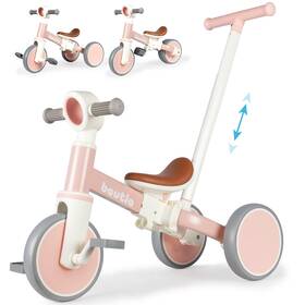 Bautia St-l00131 Kids Tricycle For Toddlers 1-3 With Push Handle 5 In 1 Baby Balance B