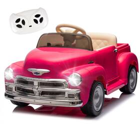 Bcarorur 769016396179 12v Kids Ride On Car Chevrolet Pickup Truck Battery Powered Toys With Remote Pink
