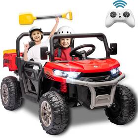 Bcarorur 884518796897 24v Ride On Toys For Big Kids With Remote Control 2 Seater Utv 20 Seat