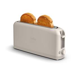 Bella 35117 Toaster 2 Slice Slim Compact 6 Setting Shade Control Kitchen Small