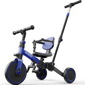 B0fnwsh88b Besrey 5-in-1 Toddler Bike Parent Push Handle 1-3 Yrs Old - Foldable Trike