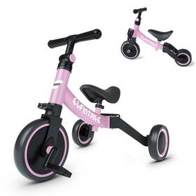 B0fnwsy1c4 Besrey 5-in-1 Toddler Bike Tricycle For 1-4 Year Old Kids - Grows With Child