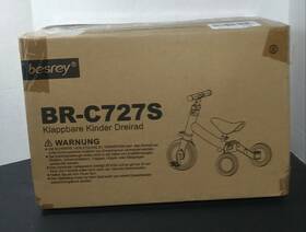 Besrey Br-c727s Black 5 In 1 Toddler Foldable Tricycle Children To 4 Years Balance Bike