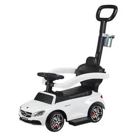Best Ride On Cars 850017059177 Mercedes C63 Officially Licensed 3 In 1 Push Car For Kids With Cup Holder