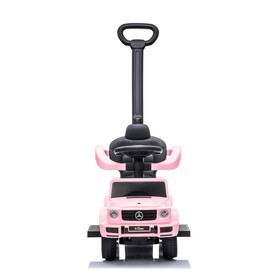 Best Ride On Cars 850036892038 Kids Outdoor Stroller Mercedes G-wagon 3in1 Push Car Baby Pink