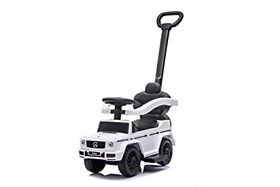 Best Ride On Cars Mercedes G-wagon 3 In 1 Push Car White