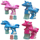 Bg Unicorn Bubble Machine Shooter Blower Light Up 689770733822