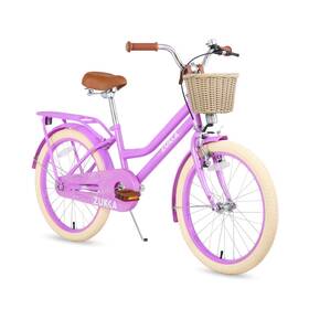 Bggfnz A24011603 20 Inch Girls Bike With Basket Kidsft Bicycles For Kids Ages 8-12 Single Spe