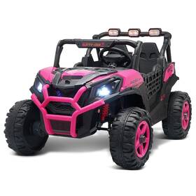 Blitzshark Trn00801a#us 24v 2 Seater Kids Ride On Utv Car 2wd/ 4wd Switchable Off-road Ele