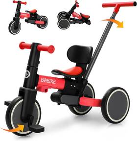Bobike 313046326356 Toddler Bike With Push Handle Tricycles For 1 To 3 Years Old Tricycle W