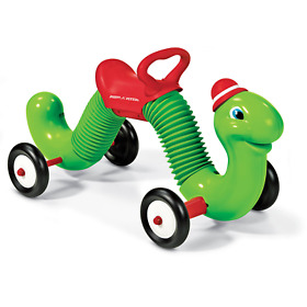 Bounce And Go Ride-on Inchworm Indoor Outdoor Classic Kids Toddler Toy Pink