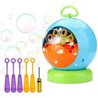 Bp13 Agptek Bubble Machine Automatic Toy Kids Football Shape Blowing Over