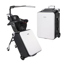 Bulyoou Chs-bulyoou-55989 20 Inch Carry On Luggage With Seat For Kids Expandable Ride Suitcase