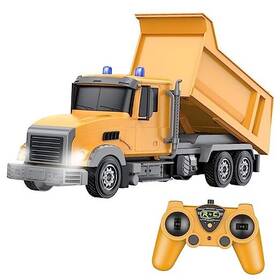 Calest Mm004 Remote Control Construction Dump Truck Toy Rc Vehicle 6 Yellow