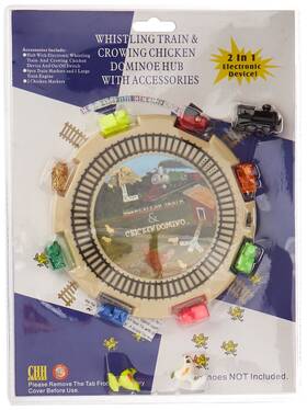 Chh 885565949793 2 In 1 Dominoe Hub - Train And Chicken