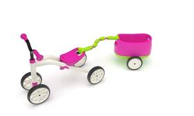 Chillafish 425029650671 4-wheeler Ride-on For Ages 1-3 With Trailer 3 Seat Positions Storage Silen