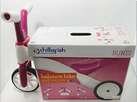 Chillafish Bunzi 2 In 1 Kidsfoot Gradual Balance Bike And Tricycle Pink New
