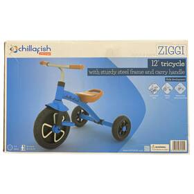 Chillafish Cpzg01nav Ziggi 12 Inch Tricycle With Sturdy Steel Frame And Carry Handle Blue
