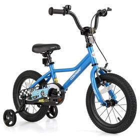 Costway 1004336216 14 Inch Kids Training Bike With Removable Wheels Pneumatic