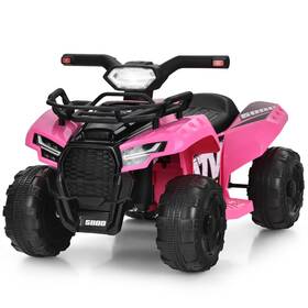 Costway 84937240 6v Kids Atv Quad Electric Ride On Car Toy Toddler With