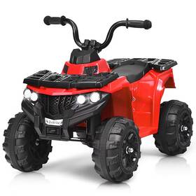 Costway 88337974 Kids Ride On Atv Quad 4 Wheeler Electric Toy Car 6v