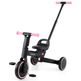 Hcst10978 Costway Toddler Tricycle With Push Handle Adjustable Seat Removable Pedal Eva Foam Wheels