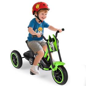 Costway Hcst11039 Kids Tricycle With Foot Pedals Forward/backward Steering Handlebars Aged 3