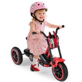 Costway Hcst11041 Kids Tricycle With Foot Pedals Forward/backward Steering Handlebars Aged 3