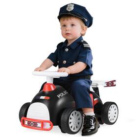 Costway Hcst11149 Kids Ride On Push Car With Music Under-seat Storage Universal Wheels For Boys Girls