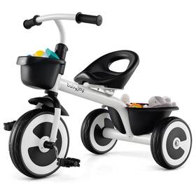 Us-2hcst07296 Costway Toddler Tricycle Kids Trike With Adjustable Seat Front And Rear Storage Baskets