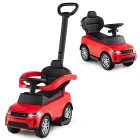 Us-2hcst08658 Costway Kids Ride On Push Car With Horn And Start-up Sound Under-seat Storage Handle