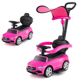Costzon 668-p Carrito Tres En Uno Con Sombrilla Y Almacenamiento Para Ninas De Lujo Pro