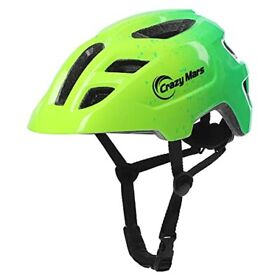 Crazy Mars Toddler Kids Bike Helmet For 3-10 Years Old Boys And Girls
