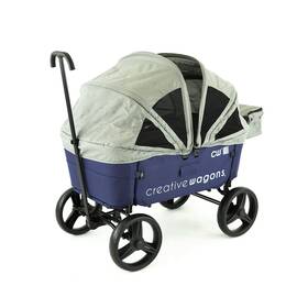 Creative Outdoor Distributor 850044604203 Wagon For Kids Push Pull Collapsible Stroller Buggy Tr
