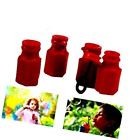 D073-12 Dazzling Toys Mini Hexagon Red Bubble Bottles Pack 640671365437