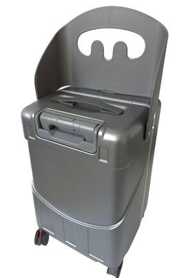 Dashengdianzi H-25321 Ride On Suitcase For Kids - Lightweight Rolling Luggage With Wheels Durable