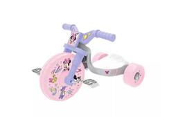 Department Supermarket 131412443496 Minnie Mouse 10 Inch Fly Wheel Kidsft Tricycle With Electronic Sound - Pink/purple