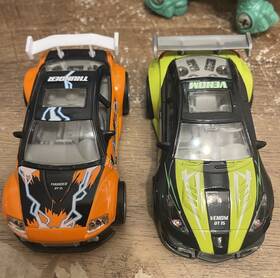 Dickie Toys 006333040344 Midnight Racer Light Sound Die Cast Metal Vehicle New Race Car