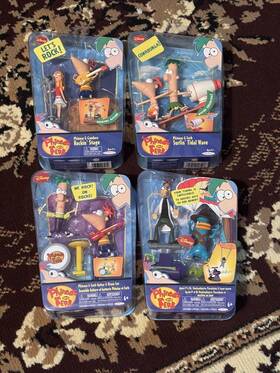 Disney 039897265162 Phineas And Ferb Figure Sets New