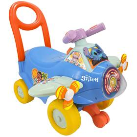 Disney 065656 Kiddieland Activity Plane Ride-on - Stitch Spinning Light And Sounds