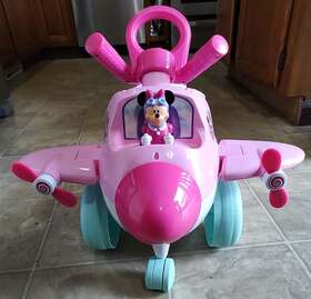 Disney 661148599490 Kiddieland Minnie Lights Nft Sounds 4-in-1 Activity Airplane