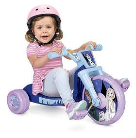 Disney Frozen 192995608351 Ride-on 10 Inch Fly Wheels Junior Cruiser Tricycle With Sounds Bike Trike