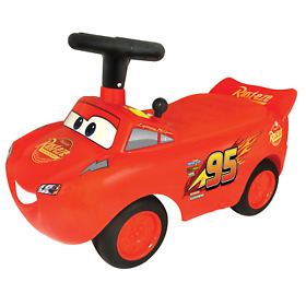 Disney Pixar Cars3 Lightning Mcqueen Light And Sound Racer Activity Ride-on New