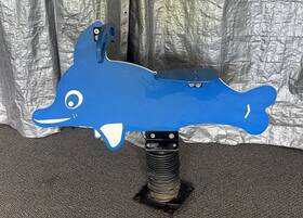Dolphin M101 Playground Spring Rider Rocker Toy Animal Ride On A Condition Supernice