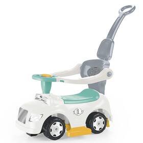 Dolu 690089026347 Ride-on Car 3-in-1 Walk And Drive - White Green Yellow 3 Modes Stroller